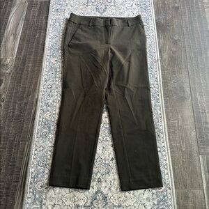 LOft olive green Marisa fit dress pants (6)